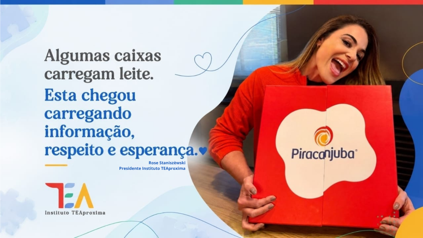 Piracanjuba transforma embalagens de leite em ferramenta de conscientização sobre o autismo